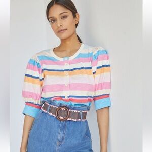 Anthropologie Plenty Tracy Reese Striped Top